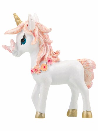 Фигурка декоративная Единорог с цветочным ожерельем, 8,5x2,5x8,5 см Elan Gallery