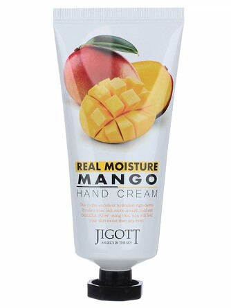 Крем для рук с экстрактом манго jigott real moisture mango hand cream, 100 мл Jigott