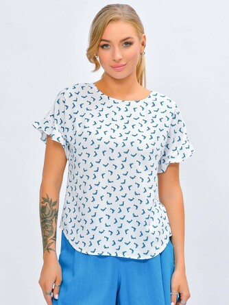 Блузка Элен-2 Лагуна