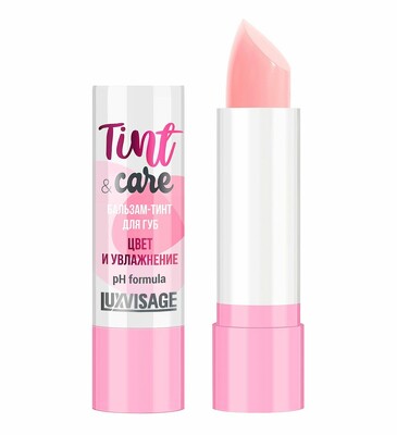 Бальзам-тинт для губ цвет и увлажнение Tint & Care PH Formula, 02 тон, 3,9 гр Luxvisage