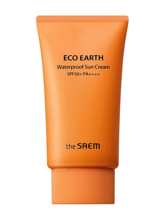 Солнцезащитный крем eco earth waterproof sun cream spf 50+ pa++++, 50 гр The Saem