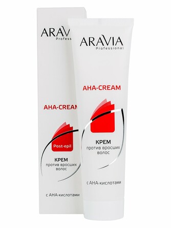 Крем против вросших волос с АНА кислотами 100 мл Aravia Professional