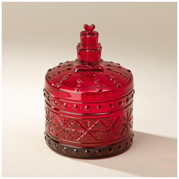 Емкость для хранения Celebration Red 9х9х12,5 см Lefard