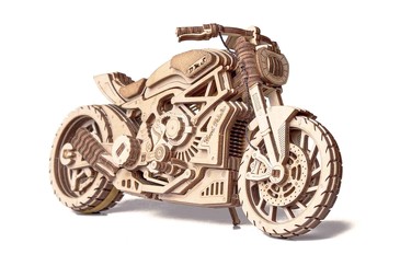 Модель механическая сборная Мотоцикл DMS, 25x12x9 Wood Trick