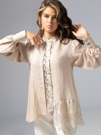 Рубашка вискозная Кружевной повод Charuttimoda