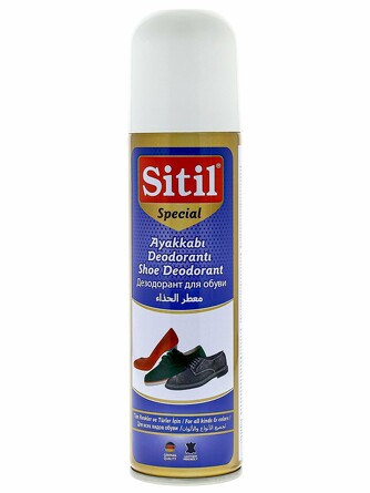 Дезодорант для обуви Shoe Deodorant 150 мл, для гладкой кожи Sitil