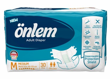 Подгузники для взрослых М (85-125 cм) (30 шт.) Onlem