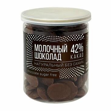 Суперфуд. Шоколад молочный без сахара (42% какао), 200 г Sneko gold
