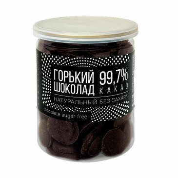 Суперфуд. Шоколад горький (99,7% какао), 200 г Sneko gold