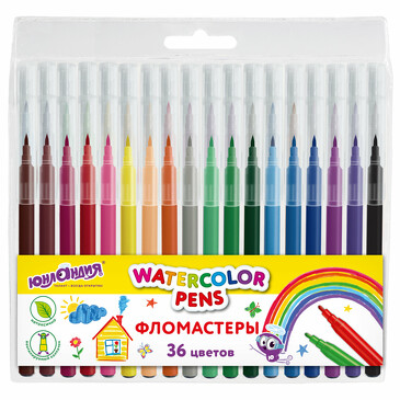 Фломастеры классные, 36 цветов Юнландия