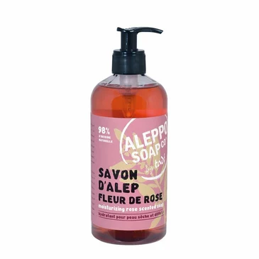 Мыло жидкое алеппское с ароматом розы Fleur de rose 500 мл Tade