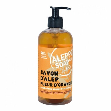 Мыло алеппское жидкое с ароматом цветов апельсина Fleur d'oranger 500 мл Tade