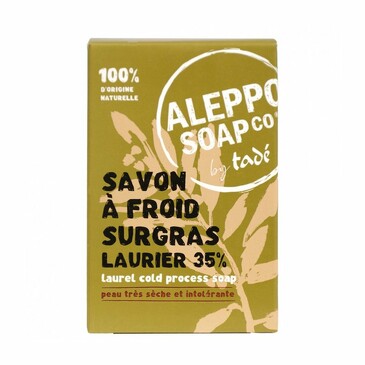 Мыло алеппское натуральное pain d'Alep с содержанием 35% лаврового масла surgras 150 г Tade