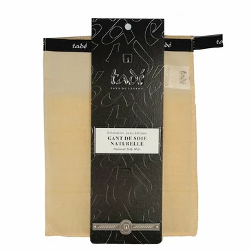 Рукавичка натуральная шелковая gant de soie naturelle 200 г Tade
