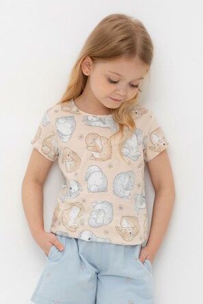 Фуфайка №563 Зайчики в ромашках Crockid