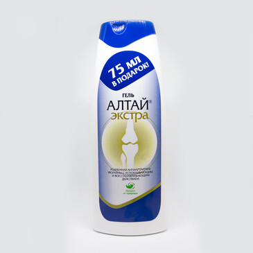 Гель для восстановления суставов, мышц и связок усиленная антиартритная формула Алтай Экстра, 250 мл Altai