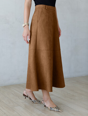 Юбка из искусственной замши Vilatte