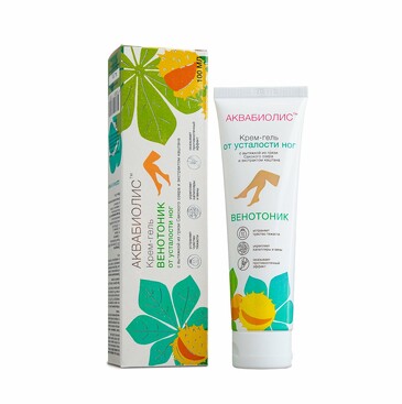 Крем-гель для ног Венотоник От усталости ног 100 мл Аквабиолис