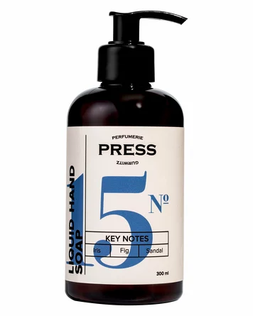 Жидкое мыло для рук №15 с нотками ириса, инжира, сандала Press Gurwitz Perfumerie