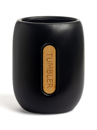 Стакан для зубных щеток BAMBOO 8,2x6,5x10,5 см DeNastia