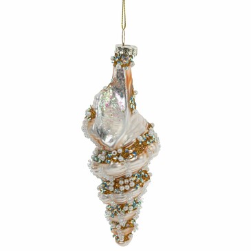 Украшение ёлочное Ракушка 17 см