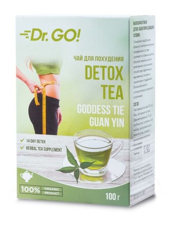 Чай для похудения Detox, 100 г Dr.Go