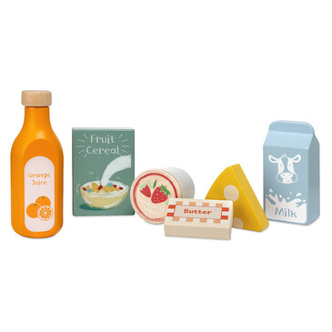 Набор игрушек. Продукты в корзинке (7 предметов) Lukno