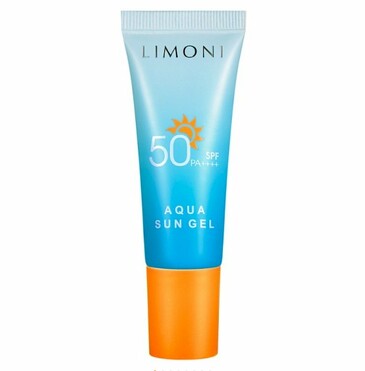 Крем-гель солнцезащитный SPF 50+РА++++  Aqua Sun Gel, 25 мл Limoni