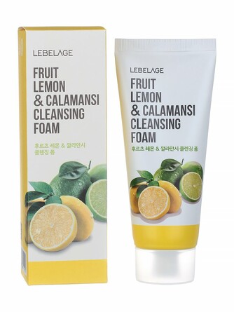 Пенка для лица очищающая с экстрактами лимона и каламанси lebelage fruit lemon&calamansi cleansing foam Lebelage