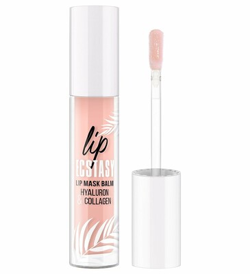 Маска-бальзам для губ Lip Ecstasy Hyaluron & Collagen, 602 peach, 3,3 г Luxvisage
