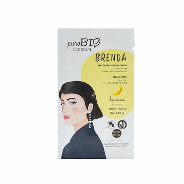 Крем-маска для сухой кожи лица Brenda Банан 10 мл PuroBio