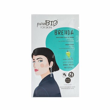 Крем-маска для сухой кожи лица Brenda Зеленый виноград 10 мл PuroBio
