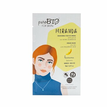 Крем-маска для жирной кожи лица Miranda Банан 10 мл PuroBio