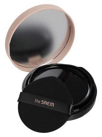 Консилер-кушон для лица cover perfection concealer cushion 1.0 clear beige,  The Saem