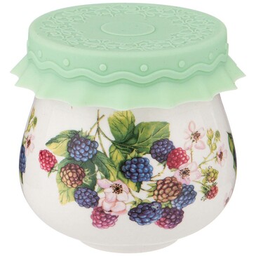 Баночка с силиконовой крышкой Ежевика 180 мл Lefard