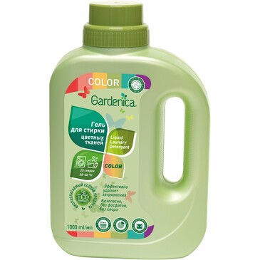 Гель для стирки цветных тканей 1 л Gardenica