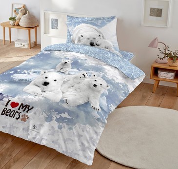 Детский комплект постельного белья I Love my Bears Mona Liza