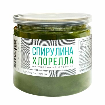 Суперфуд. Спирулина, хлорелла (порошок), 300 г Sneko gold