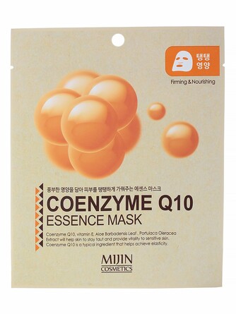 Маска для лица тканевая коэнзим q10 essence 25 мл Mijin