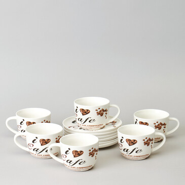 Набор чайный Coffee Mania (6 пер., 12 пр., 250 мл) Lefard