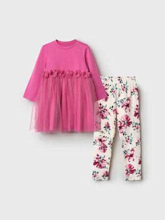 Комплект (платье, леггинсы) Pastel Art PlayToday