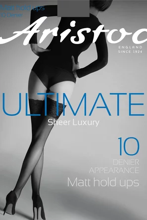 Чулки люкс на силиконе 10 den Pretty Polly