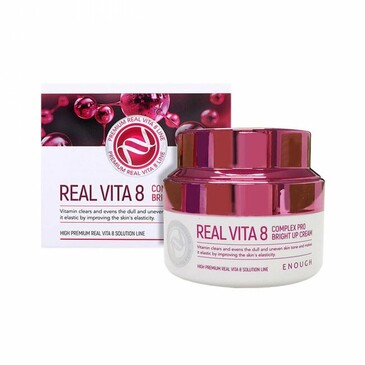 Крем для лица питательный с витаминным комплексом real vita 8 complex pro bright up cream 50 мл Enough