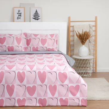 Комплект постельного белья Hearts (сатин) Love Life