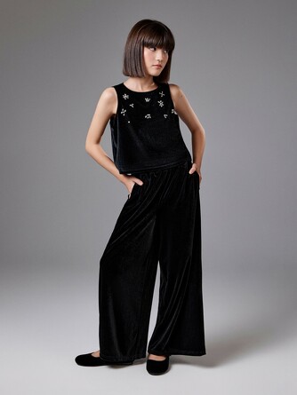 Брюки-палаццо бархатные Ramsar_pn Acoola