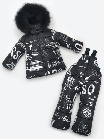 Комплект зимний (куртка и полукомбинезон) Монблан Orso Bianco