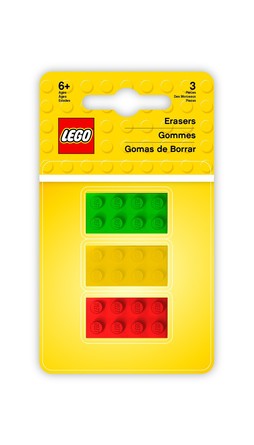 Набор ластиков (3 шт.)  Lego