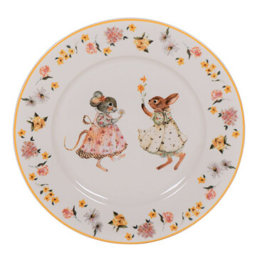Тарелка десертная Vintage friends 19 см Isabelle Rose Home