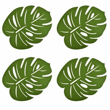 Салфетка сервировочная (4 шт.) Зеленый лист 33х0,1х41 Nouvelle