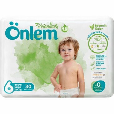 Подгузники детские Botanika 6 (16+ kg) экстра удлиненные advantage (30 шт.) Onlem